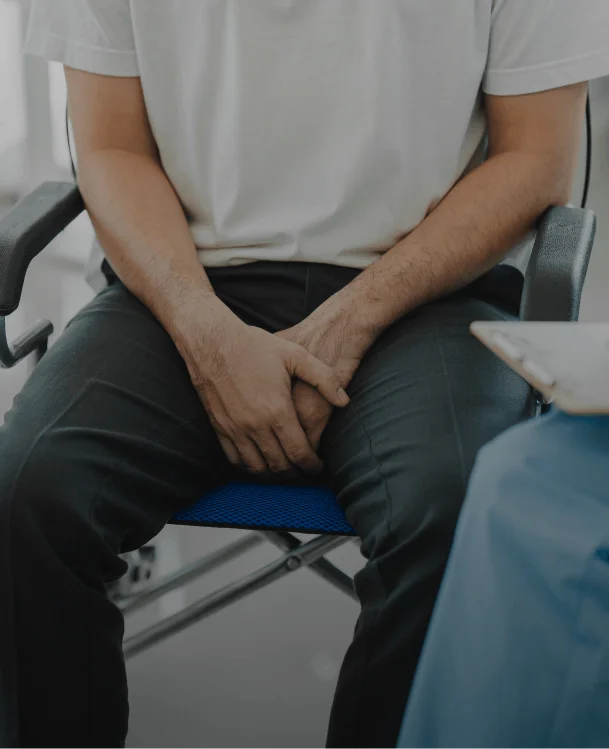 <p>Bladder-control concerns</p>
<p>Pelvic floor support for selected men experiencing urinary leakage after prostate surgery.</p>
 image